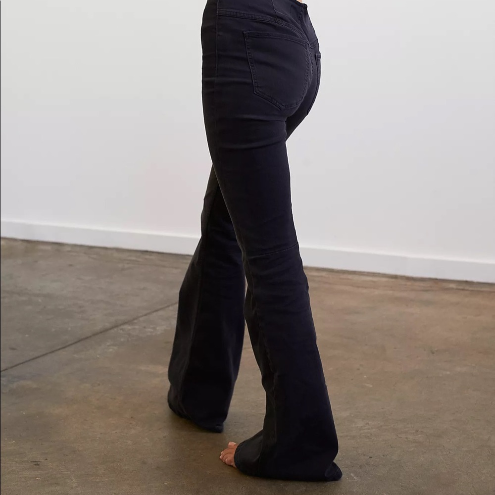 Free People Black Flare Jeans